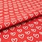 SINGER Red Hearts Cotton Fabric